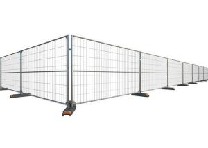 China Hot Dipped Road Safety Retractable Galvanized Canada Temporary Fence Designs Panel factory
