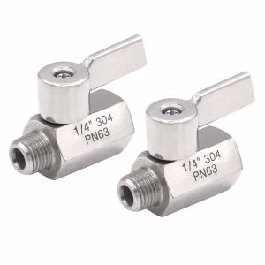 China Long Steel Handle F / M Thread End Sus201 1000 Psi Ball Valve factory