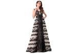 Upscale Royal Vintage Evening Dresses / Black Lace Muslim Ball Gowns