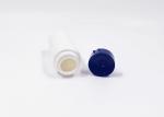 Cylindrical Pearl White PE Plastic Bottle 50ml 250ml Cosmetic Powder Container