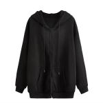 Over Sized Casual Bulk Hoodies for Women Drawstring Clothes Custom Logo Women′s