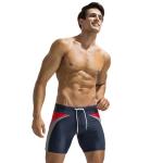 Waterproof Mens Swimming Trunks Color Matching Boxer Beach Swimming Trunks