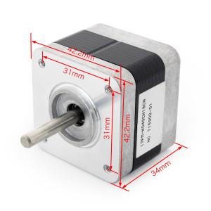 China Nema17 Stepper Motor 34mm + 1M Cable 2 Phase 0.95A 2.4kg.Cm For CNC 3D Printer factory
