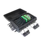 1x8 Aerial 24 Core Fiber Optic Splice Closure Connection Box For Steel Tube