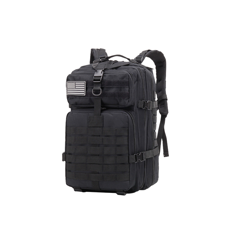 Safety Adjustable Black Vest Protective Jacket with Molle System in Polyester Fabric