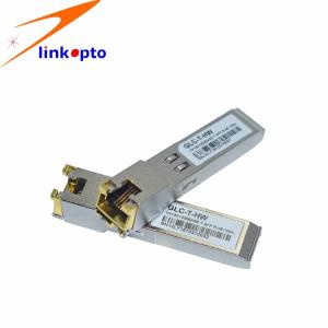 China 100M Transmission 10g Rj45 Transceiver , Copper - T Sfp Pluggable Optical Module on sale