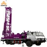 Truck Mounted Water Well Drill Rig With Compressor 1000m Water Borehole Drilling