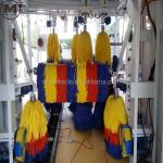 9 Brushes Automatic Car Washing Machine With Drying 6000*3660*2800 Size