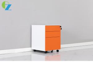 China Customizable Colorful Office A4 File 3 Drawer Mobile Pedestal Cabinet Movable factory