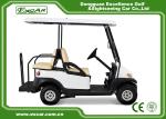 CE Approved Used Club Car Golf Carts 4 Seater White Color Lead - Acid Batteries