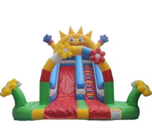 China Sun funny park customized PVC inflatable game water slide baby bouncer for kids factory