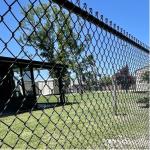 Factory supply diamond wire game fence galvanized 8 foot chain link fence for