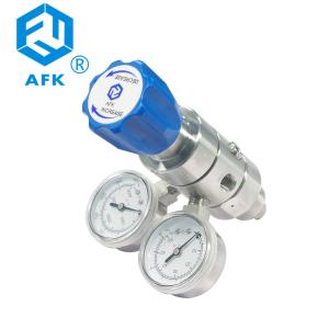 China Acetylene Butane 500psi 316L Stainless Steel Pressure Regulator factory