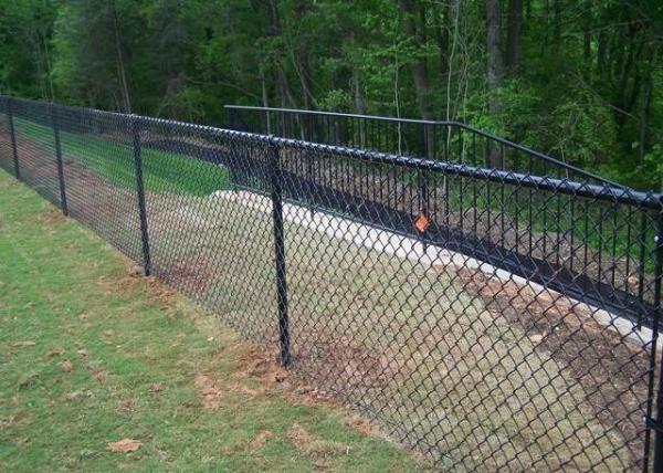 3.0mm Galvanized Chain Link Fence For Commercial Security Bsaketball Court