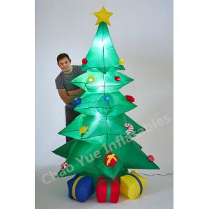 China 2015 Hot LED Inflatable Christmas Tree Decorations for Christmas Holiday factory