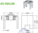 Metal Parts 100A M6 Steel Screw 10.00*16.50mm Electrical Terminal Block