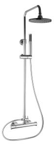 China Brass Thermostatic Shower Tap Hot And Cold Water Faucet With Diverter S1012 factory