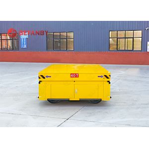 Automatic Omnidirectional Wheels AGV Industrial Battery Transfer Cart 40t