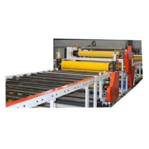 China Gypsum Board Double Sides Laminating Machine for Ceiling Tiles with Full Automatic factory