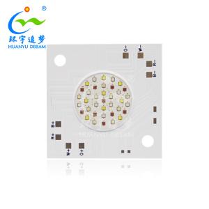 China Dimmable 4 In 1 RGBW COB LED Chip 100W 200W 40*40mm Size factory