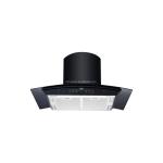 Stainless Steel Cooker Curved Glass Cooker Hood 180W Household Appliance