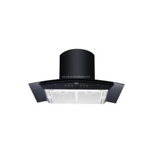 China Stainless Steel Cooker Curved Glass Cooker Hood 180W Household Appliance factory