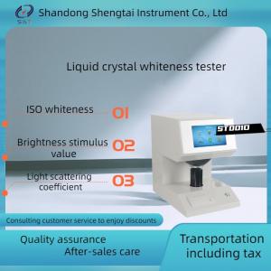 China Pulp, paper, and paperboard diffuse reflectance coefficient tester ST001D liquid crystal whiteness tester factory