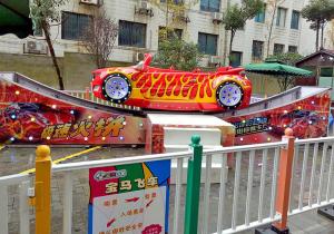 China Red Attractive Children'S Fairground Rides I - Beam Rail Material CE Approved factory