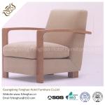 Soild Wood Frame Hotel Room Sofa Set Fabric Three Seat 3+1 For Living Room