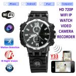 Y33 8GB 720P WIFI IP Spy Watch Camera Home Security Smart Remote CCTV Video