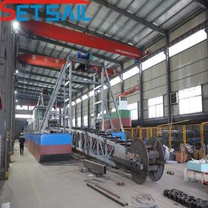 Bucket Chain Mining Dredger with Trommel Screen by Digging Main Motor Power 37kw