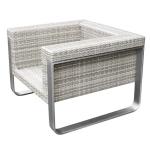 Wicker Lounge Setting Rust Proof Outdoor Garden Furniture