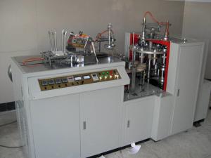 China Gray Paper Cup And Plate Making Machine Steel 380V 220V 50HZ Single Side factory