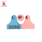 TPU 59mm High Security ISO9001 Visual Tamperproof Sheep Goat Ear Tag With