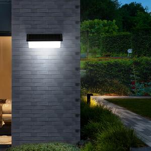 China Solar Powered 8-10 Hours Working Time Outdoor Garden Wall Fence Lamp Light with White/Warm White/RGB Color factory