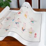 Scroll Wall Traditional Chinese Medicine Chart For Office And Family