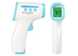 China Baby Adult Digital Gun Type Non Contact Infrared Forehead Thermometer Blue factory