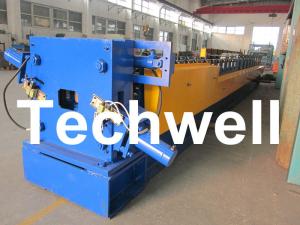 China Square Downspout / Downpipe / Rainspout Roll Forming Machine For Rainwater Pipes factory