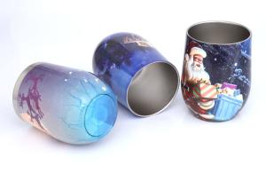 China 0.5L Double Wall Egg Shape Stainless Steel Vacuum Flask factory