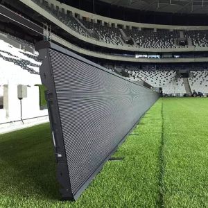 YUYI LED Stadium Screen with Arc Splicing Adjustable Bracket and Cooling Fans