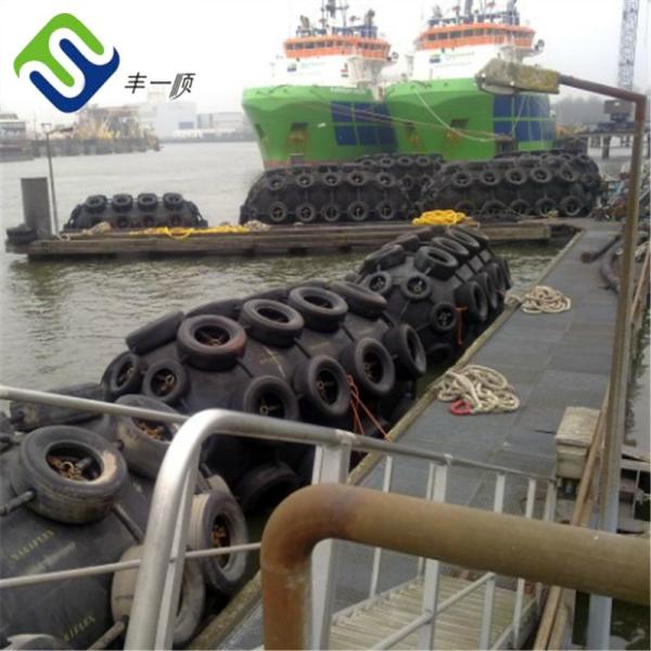 Marine Ship Port Pneumatic Rubber Fenders Black Color