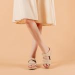 BS087 Manufacturers New Style Sandals For Women'S Outer Wear Wedge Heel Hollow