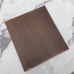 Rustproof Patina Brass Antique Stainless Steel Sheet Anticorrosive Mirror Finish