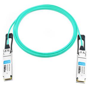 China Brocade QSFP28-100G-AOC5M Compatible 5m (16ft) 100G QSFP28 to QSFP28 Active Optical Cable factory