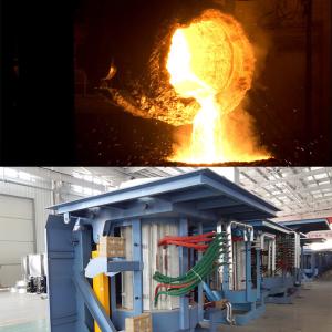 China Self-developed Technology Induction Melting Furnace Operation Throught The Whole Running Process factory
