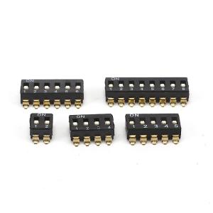 China MST SMD DIP Switch , 2.54mm Standard Type 4 Pin Dip Switch on sale