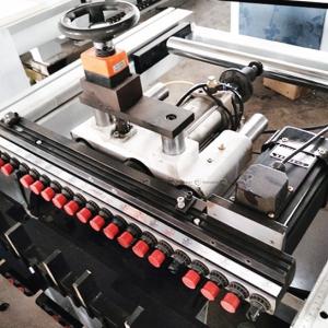 Horizontal Drill Hole Boring Machine Double Row For Wood 1.5kw X 2 Multiple Hole