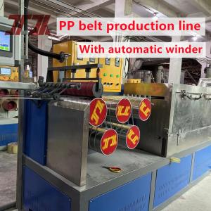 China Schneider Electrical PP Strap Band Extrusion Line With Automatic And Manual Winder factory
