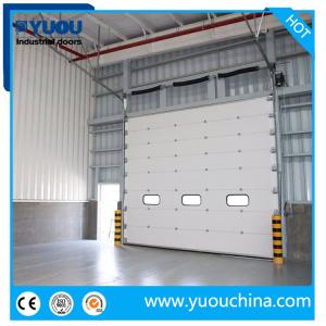 China Overhead Vertical Lifting Up Polycarbonate Glass Sectional Door For Showrooms factory
