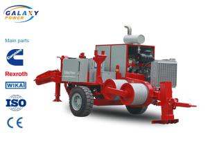 China Red Color Transmission Line Equipment Double Cableway Hydraulic Puller factory